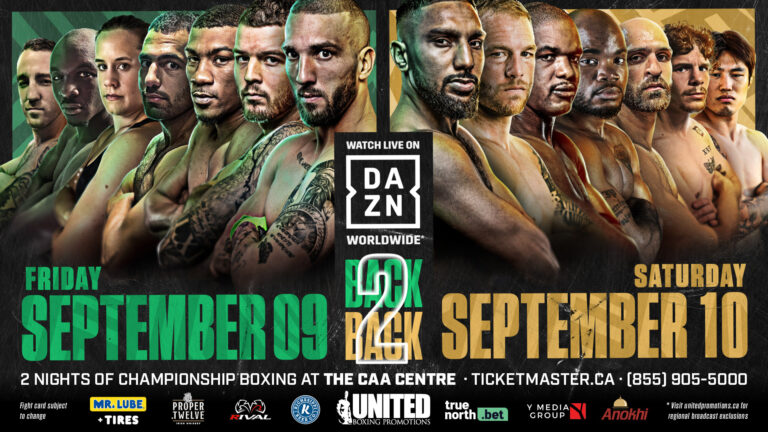Back 2 Back September 9th & 10th