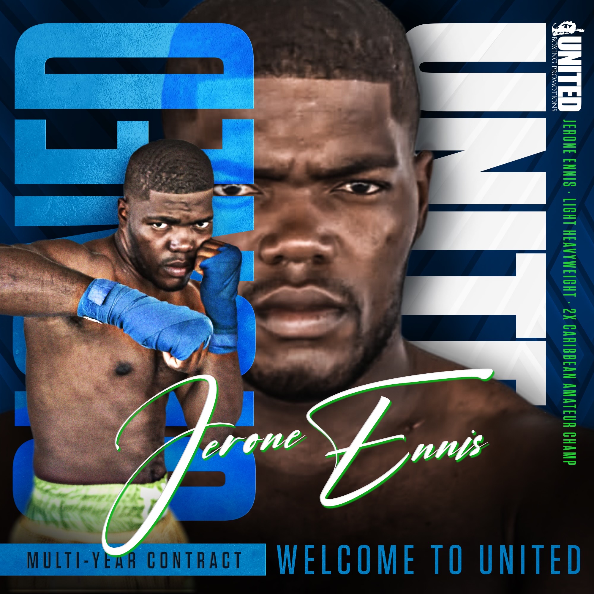 UNITED SIGNS TWO-TIME CARIBBEAN CHAMPION JERONE ENNIS