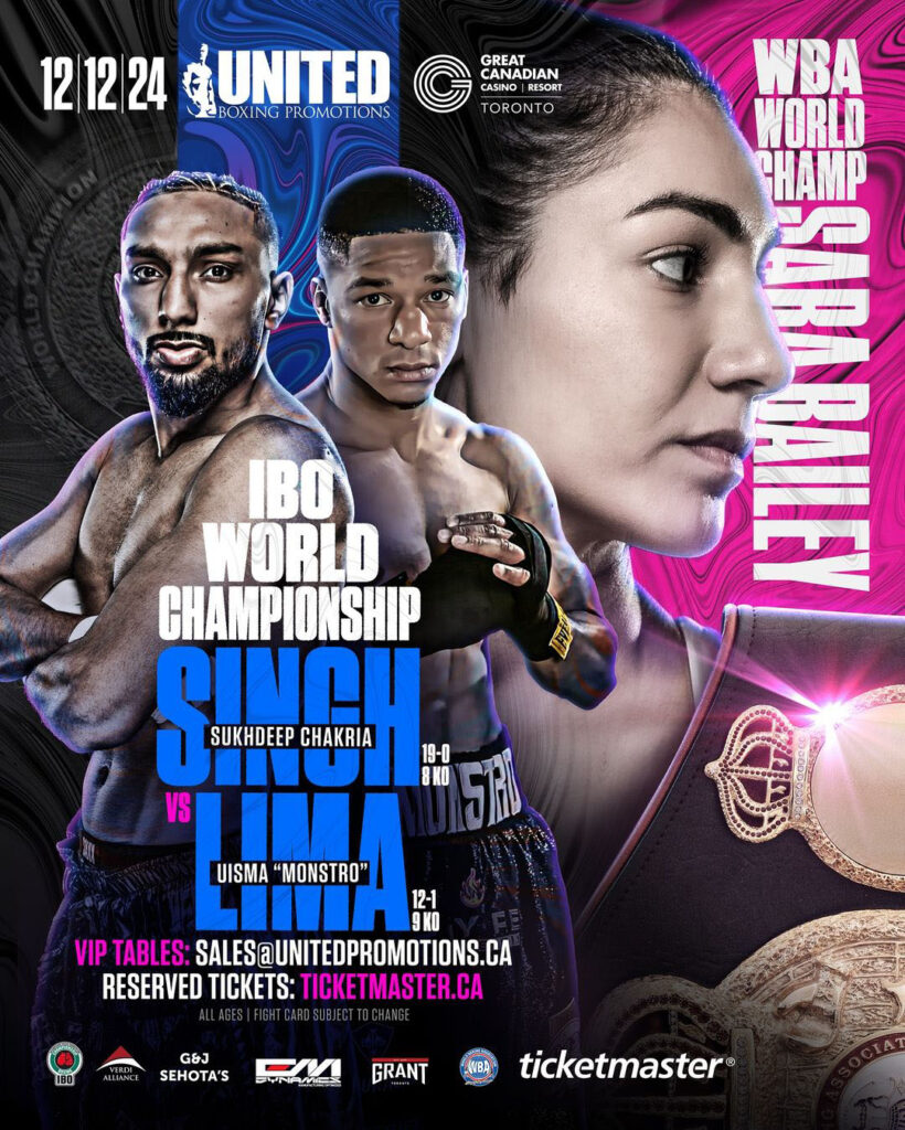 Live Professional Boxing : December 12 2024